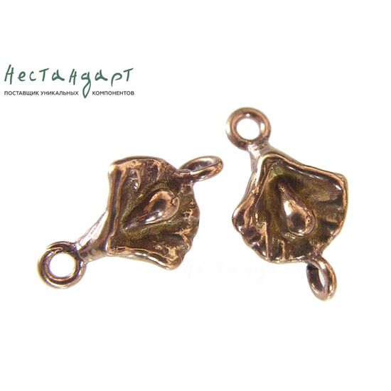 Коннектор Pearl Patina Copper 15х8 мм