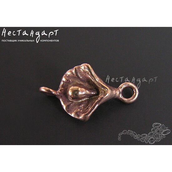 Коннектор Pearl Patina Copper 15х8 мм, изображение 3