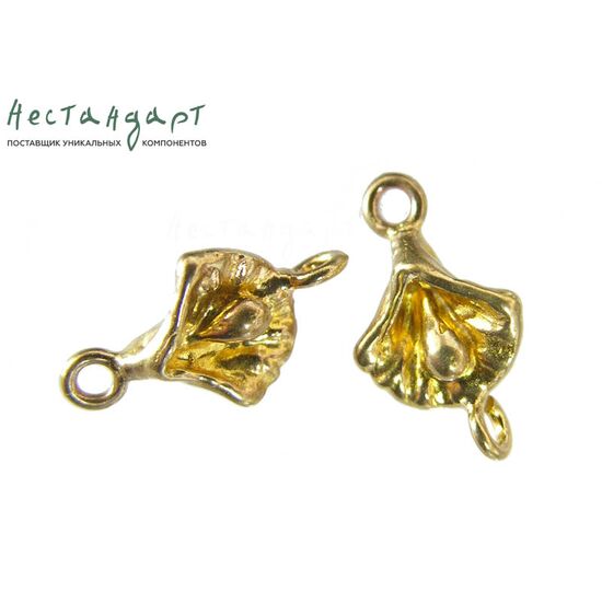 Коннектор Pearl латунь 15х8 мм