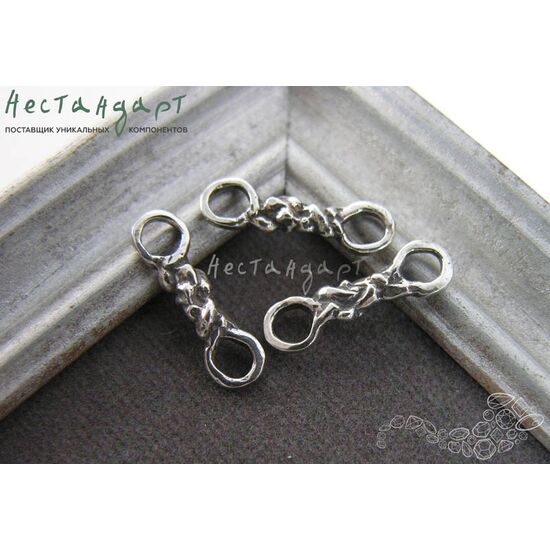 Коннектор Celtic Knot Sterling Silver 18х5 мм, изображение 2