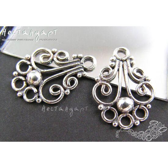 Коннектор Jayamahe Sterling Silver 19х13 мм, изображение 2