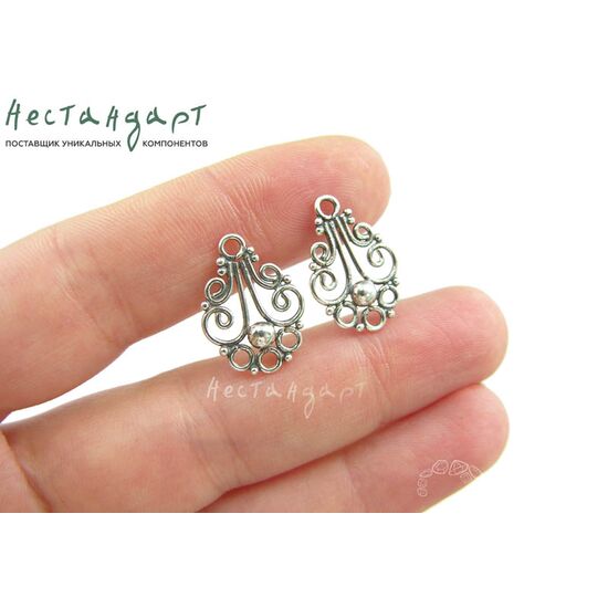 Коннектор Jayamahe Sterling Silver 19х13 мм, изображение 3