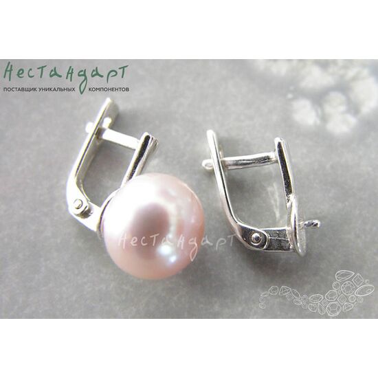 Швензы со штифтом Exclusive Sterling Silver 14х7 мм (пара)