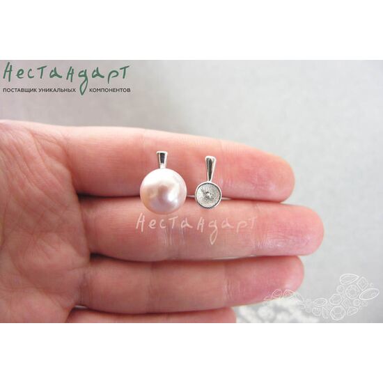 Швензы со штифтом Exclusive Sterling Silver 14х7 мм (пара), изображение 3