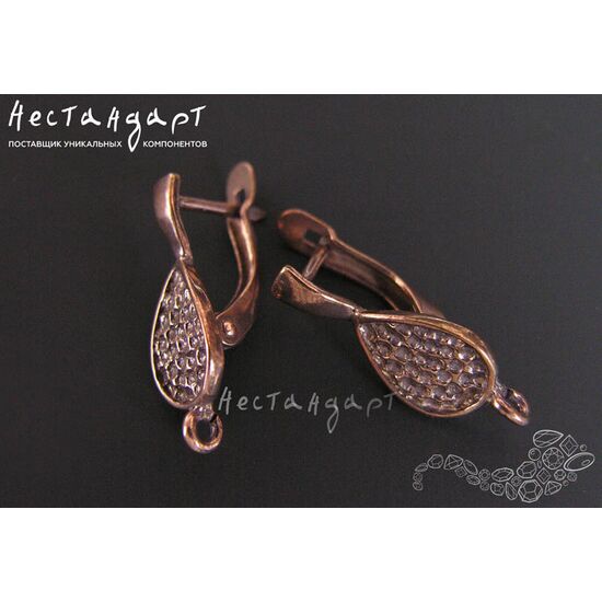 Швензы Chestnut Patina Copper 20х7 мм (пара), изображение 3