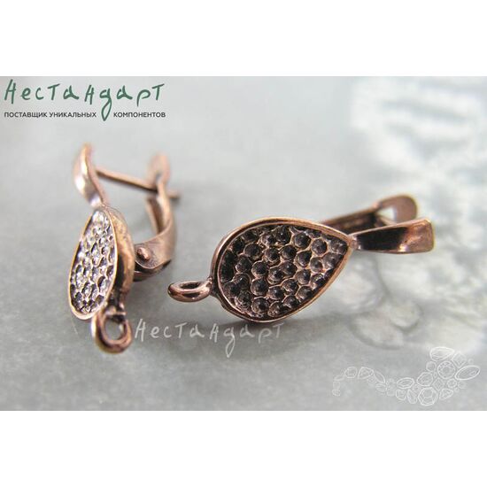 Швензы Chestnut Patina Copper 20х7 мм (пара), изображение 4