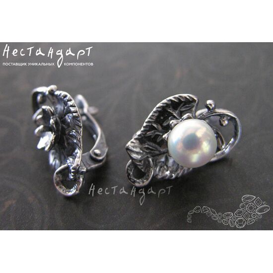 Швензы со штифтом Steep Silver Plated 19х13 мм (пара), изображение 3