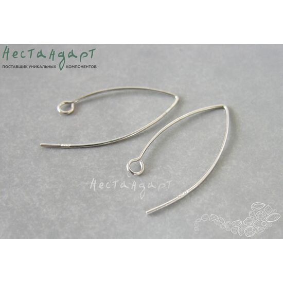 Швензы Amande Sterling Silver 32 мм (пара), изображение 3