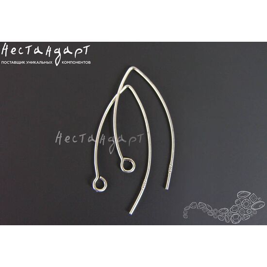 Швензы Amande Sterling Silver 32 мм (пара), изображение 4