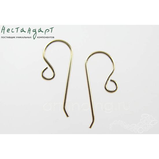 Швензы Ideal Gold Filled 21х8 мм (пара)