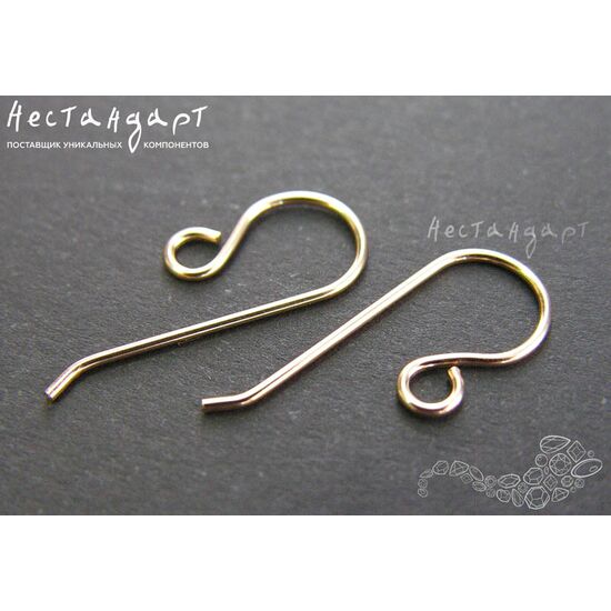 Швензы Ideal Gold Filled 21х8 мм (пара), изображение 2