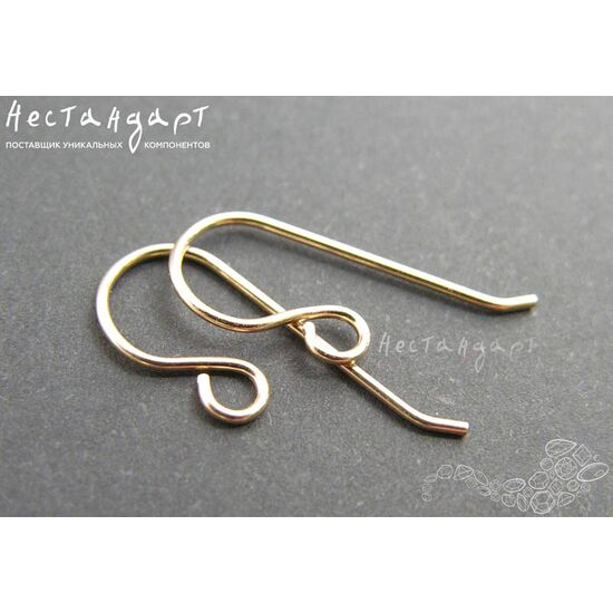 Швензы Ideal Gold Filled 21х8 мм (пара), изображение 4
