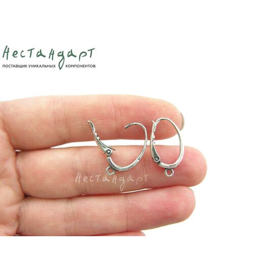 Швензы Modesty Silver Plated 20х12 мм (пара), изображение 3