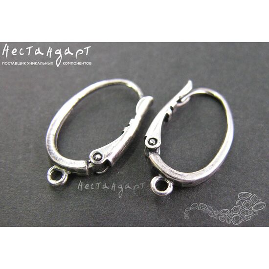 Швензы Modesty Silver Plated 20х12 мм (пара), изображение 4