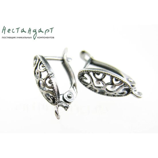 Швензы Grace Silver Plated 18х7 мм (пара)