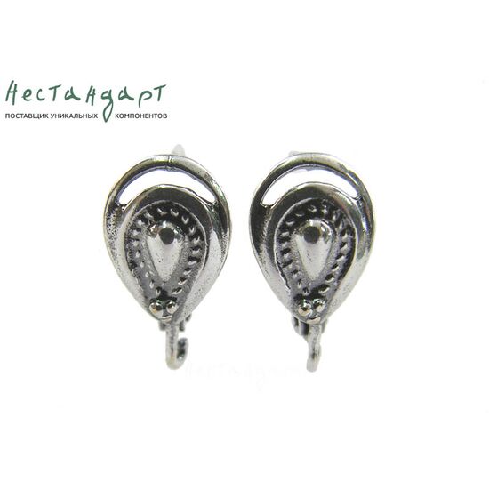 Швензы Precious Drop Silver Plated 17х9 мм (пара), изображение 4