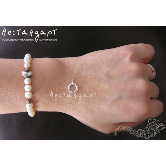 Замок-кольцо Шпрингельный Sterling Silver 10 мм, изображение 3