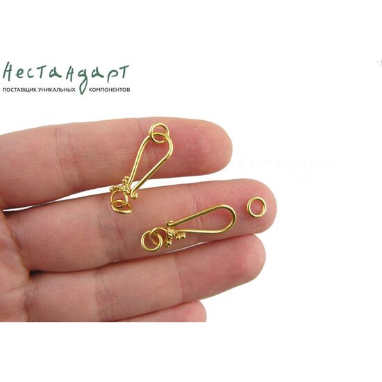 Замок-крючок Gaff Vermeil Sterling Silver 26 мм, изображение 2