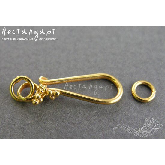 Замок-крючок Gaff Vermeil Sterling Silver 26 мм, изображение 3