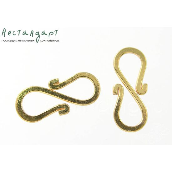 Замок-крючок S Vermeil Sterling Silver 17x7 мм