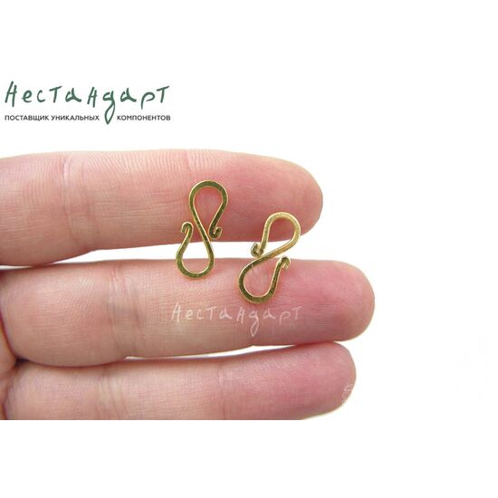 Замок-крючок S Vermeil Sterling Silver 17x7 мм, изображение 3