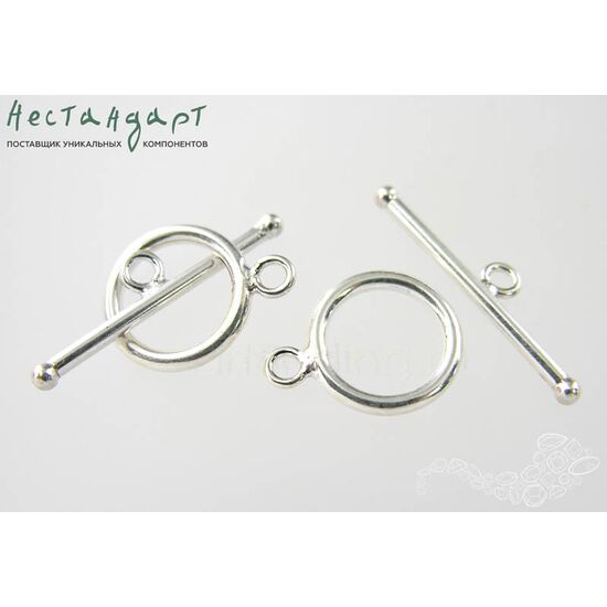 Замок-тогл Artless Sterling Silver 13 мм, изображение 4