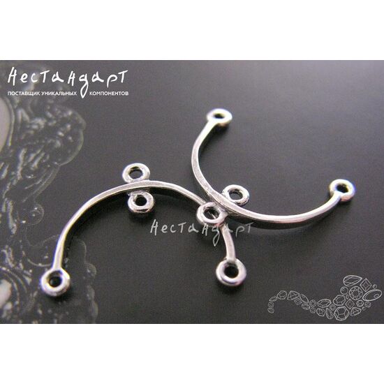 Коннектор Just Silver Plated 24х28 мм