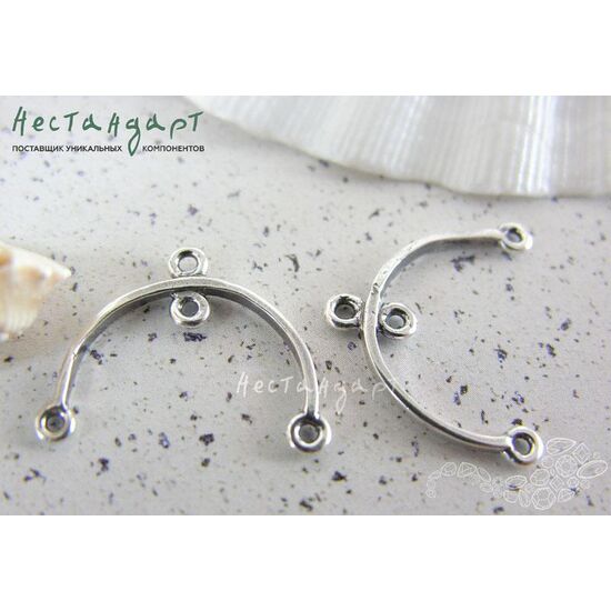 Коннектор Just Silver Plated 24х28 мм, изображение 3