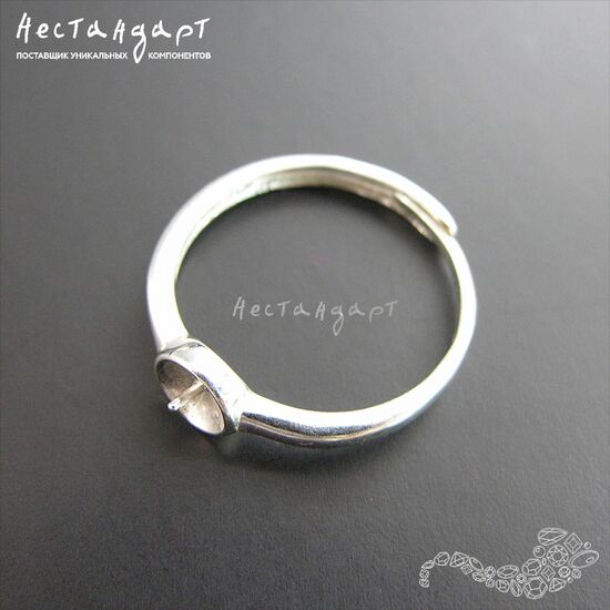 Основа для кольца Oneness Sterling Silver 18 мм, изображение 3