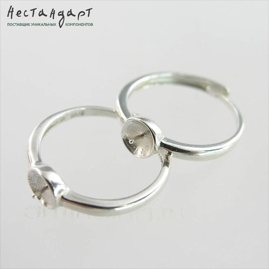 Основа для кольца Oneness Sterling Silver 18 мм, изображение 4