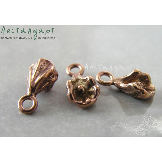 Подвеска Little Pearl Patina Copper 11х5 мм, изображение 3
