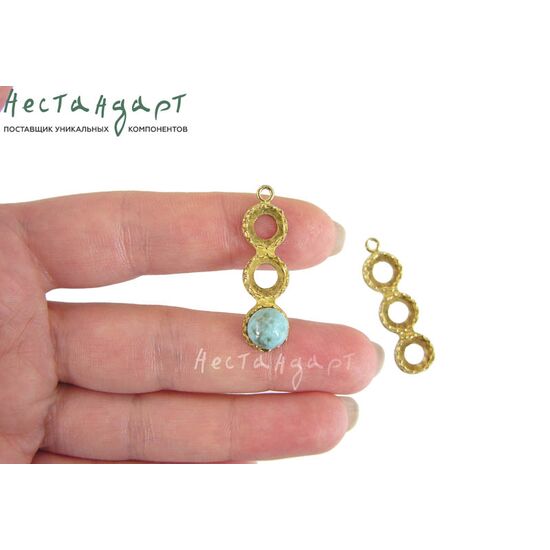 Сеттинг-подвеска JBB Gold 8 мм, изображение 3