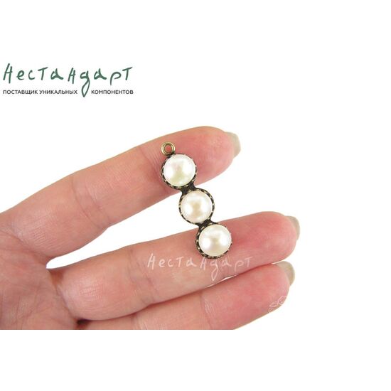 Сеттинг-подвеска JBB Antique Bronze 8 мм, изображение 2