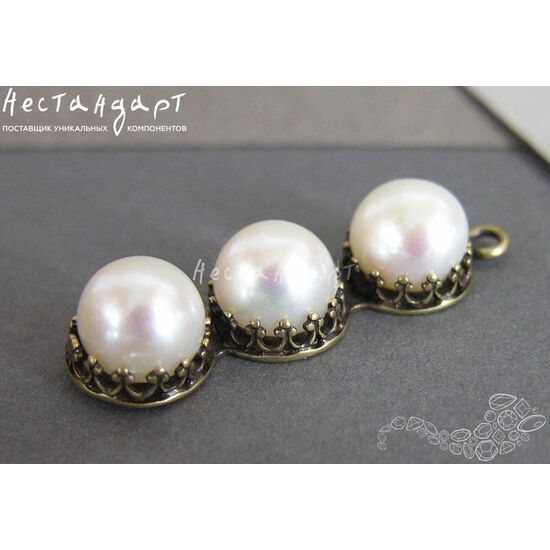 Сеттинг-подвеска JBB Antique Bronze 8 мм, изображение 3