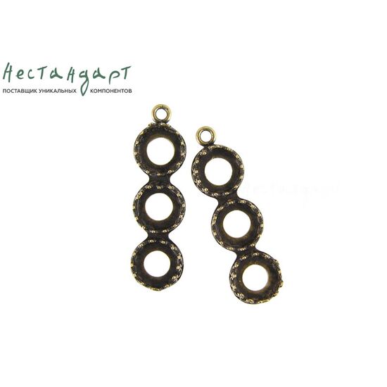 Сеттинг-подвеска JBB Antique Bronze 8 мм, изображение 4