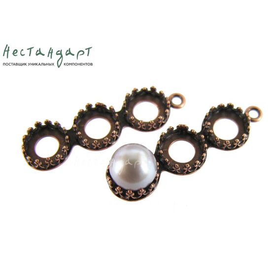 Сеттинг-подвеска JBB Antique Copper 8 мм