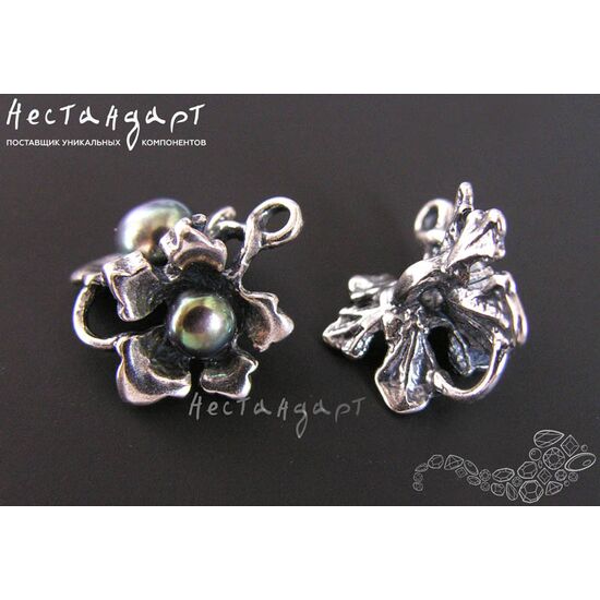 Коннектор со штифтом Maple Leaf Silver Plated 16х15х8 мм, изображение 4