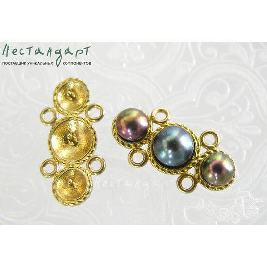 Коннектор Trio латунь 19х10 мм, изображение 2