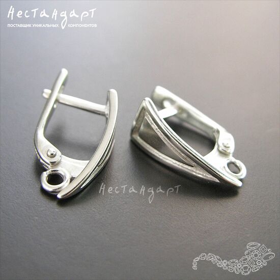 Швензы Delta Sterling Silver 16х7 мм (пара)