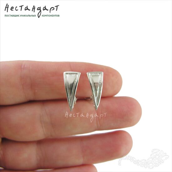 Швензы Delta Sterling Silver 16х7 мм (пара), изображение 2