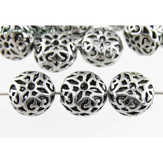 Бусина Mandala Sterling Silver 10х6 мм, изображение 2