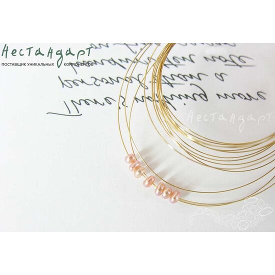 Проволока средней жесткости Gold Plated 0,3 мм (уп. 2 м.)