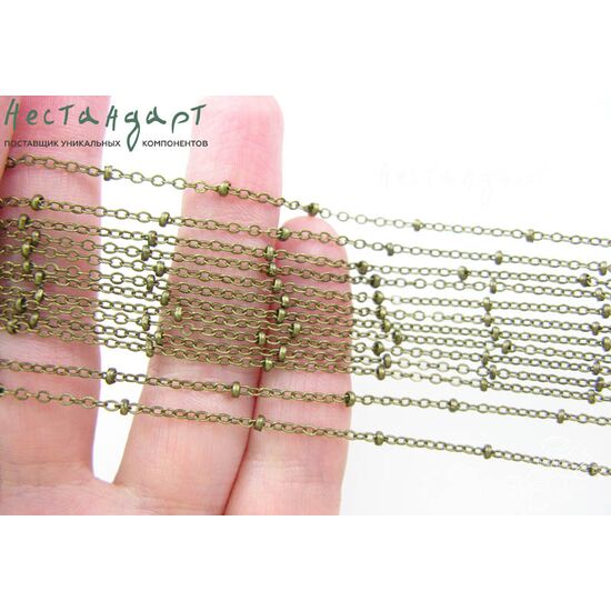 Цепочка Nodules Antique Bronze 2х1,5 мм