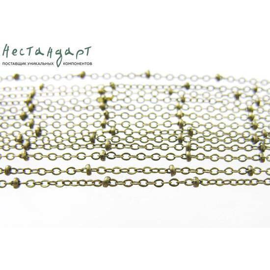 Цепочка Nodules Antique Bronze 2х1,5 мм, изображение 2