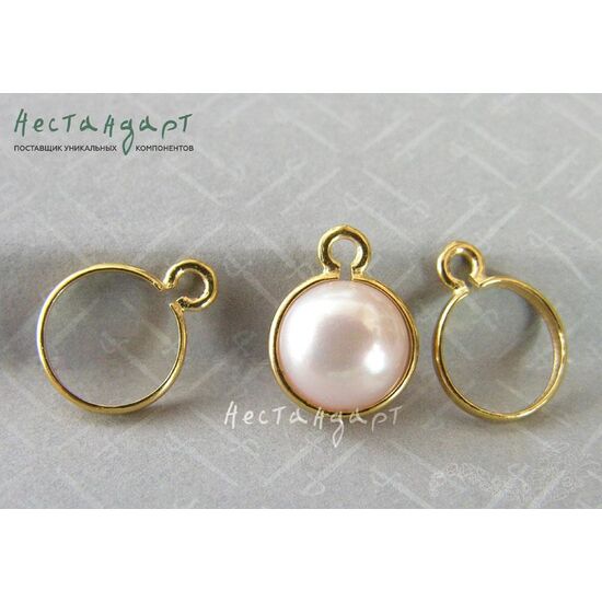 Сеттинг-подвеска JBB Gold Filled 12х9 мм