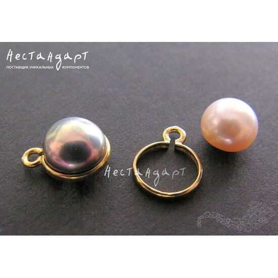 Сеттинг-подвеска JBB Gold Filled 12х9 мм, изображение 2