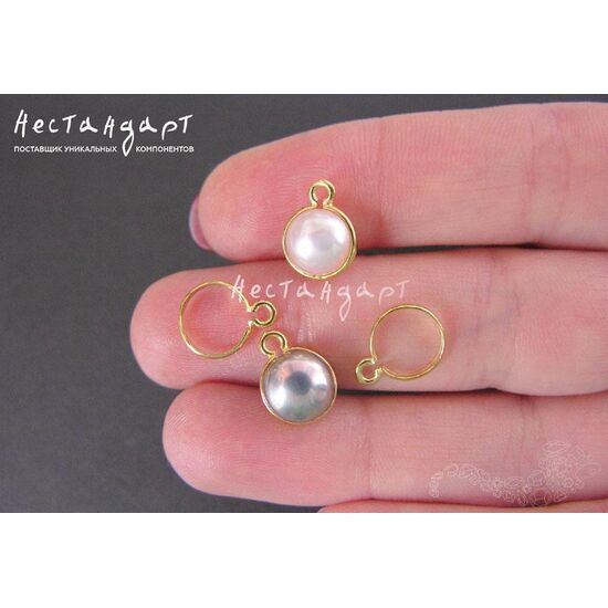 Сеттинг-подвеска JBB Gold Filled 12х9 мм, изображение 3