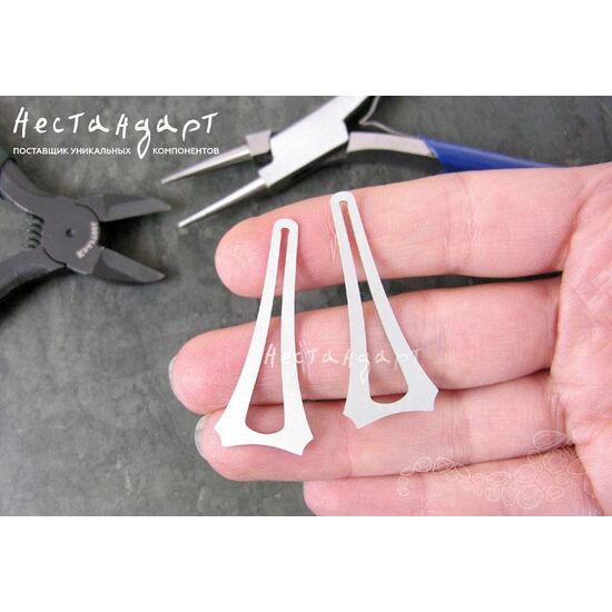 Коннектор авторский Modern алюминий 40х17 мм, изображение 2