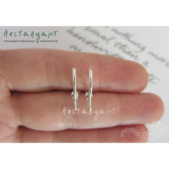 Швензы Delicate Sterling Silver 16х2 мм (пара), изображение 2