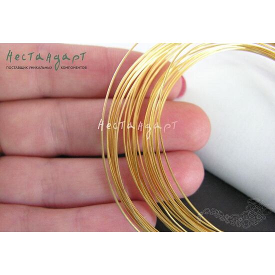 Проволока средней жесткости Vermeil Sterling Silver 0,54 мм